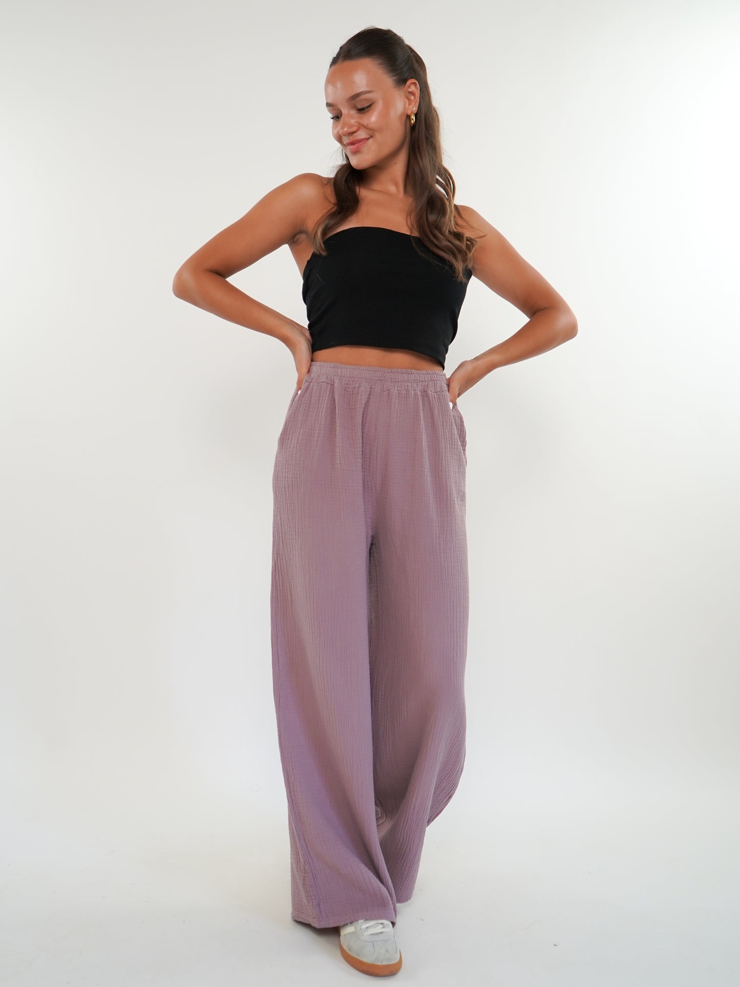 Musselinhose Medium - Mauve