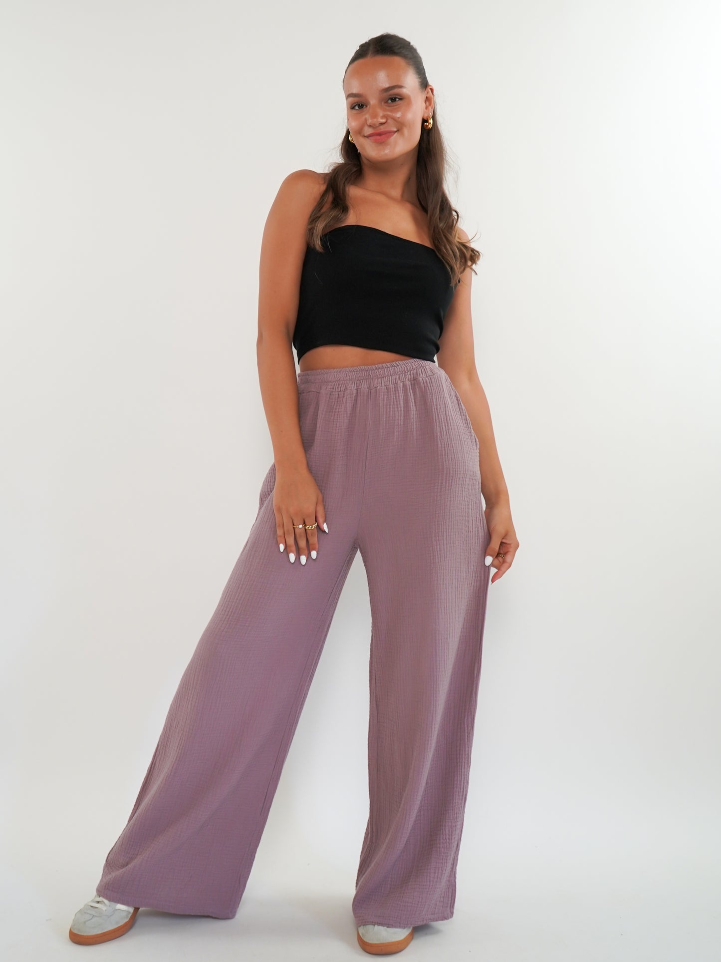 Musselinhose Medium - Mauve