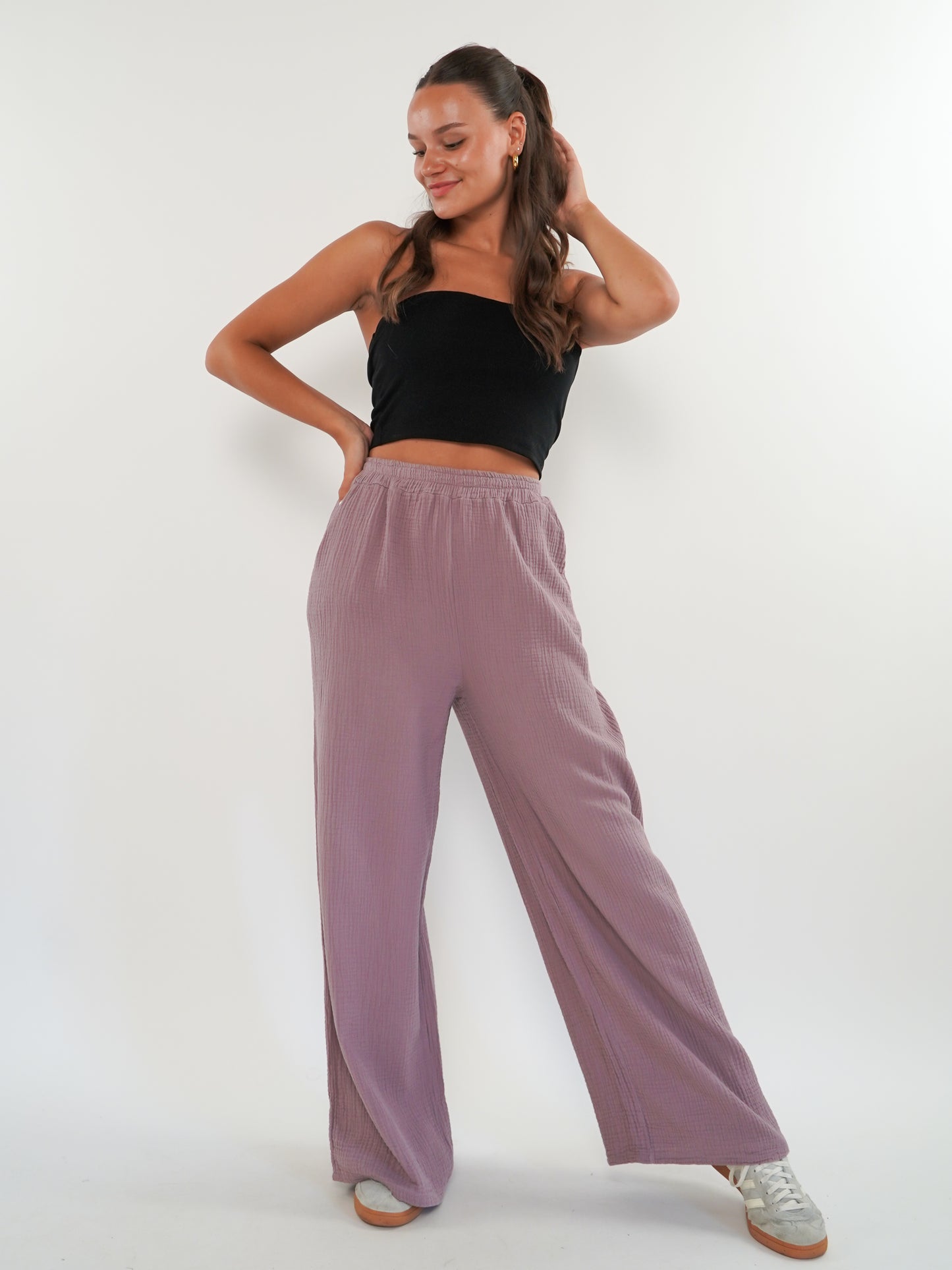 Musselinhose Medium - Mauve