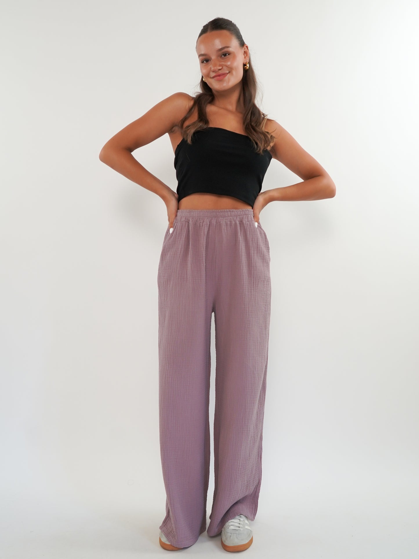 Musselinhose Medium - Mauve