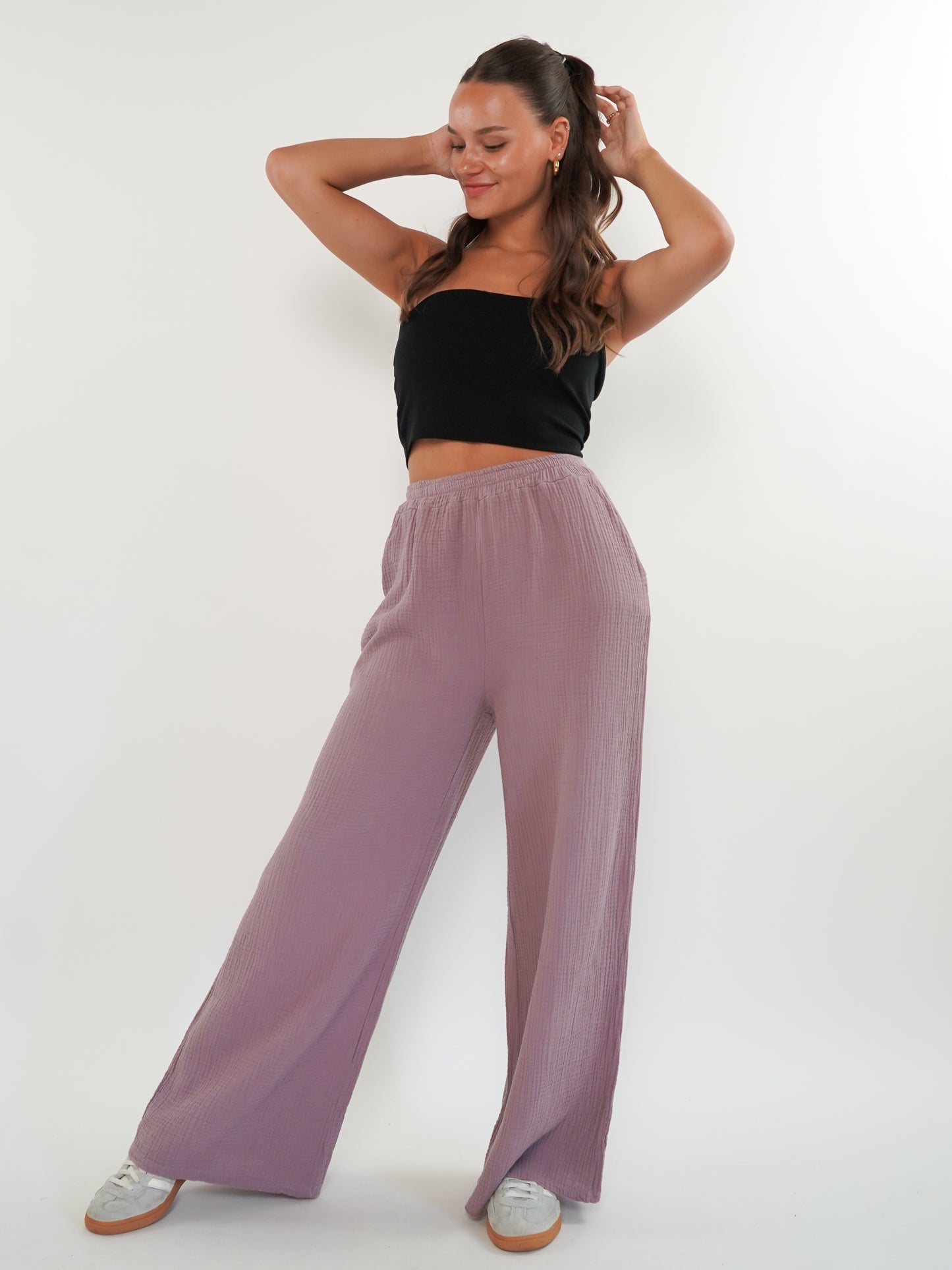 Musselinhose Medium - Mauve