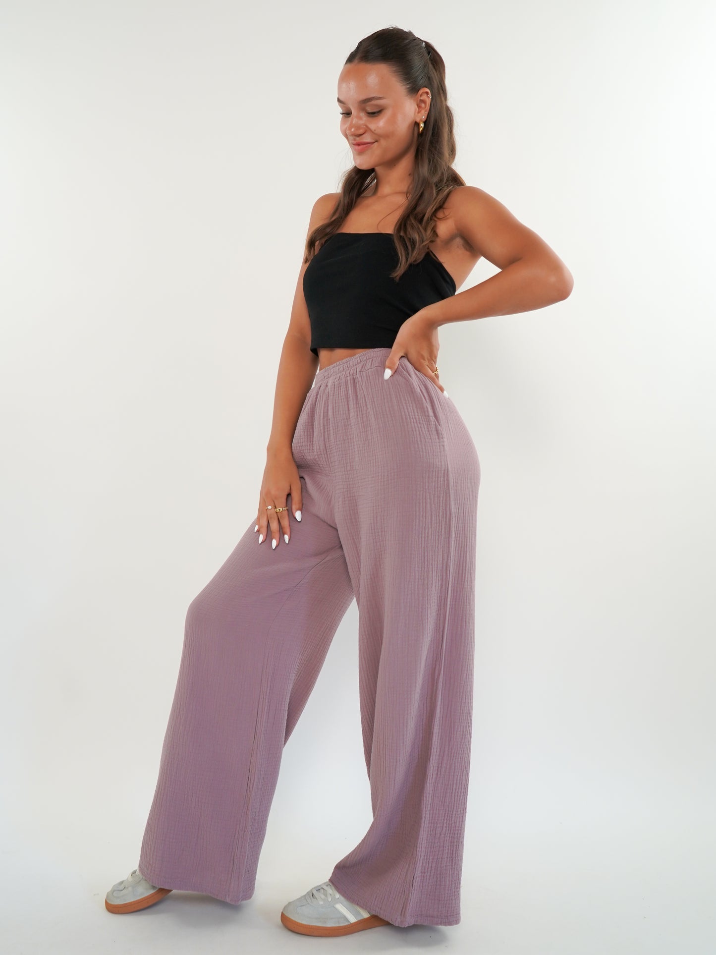 Musselinhose Medium - Mauve