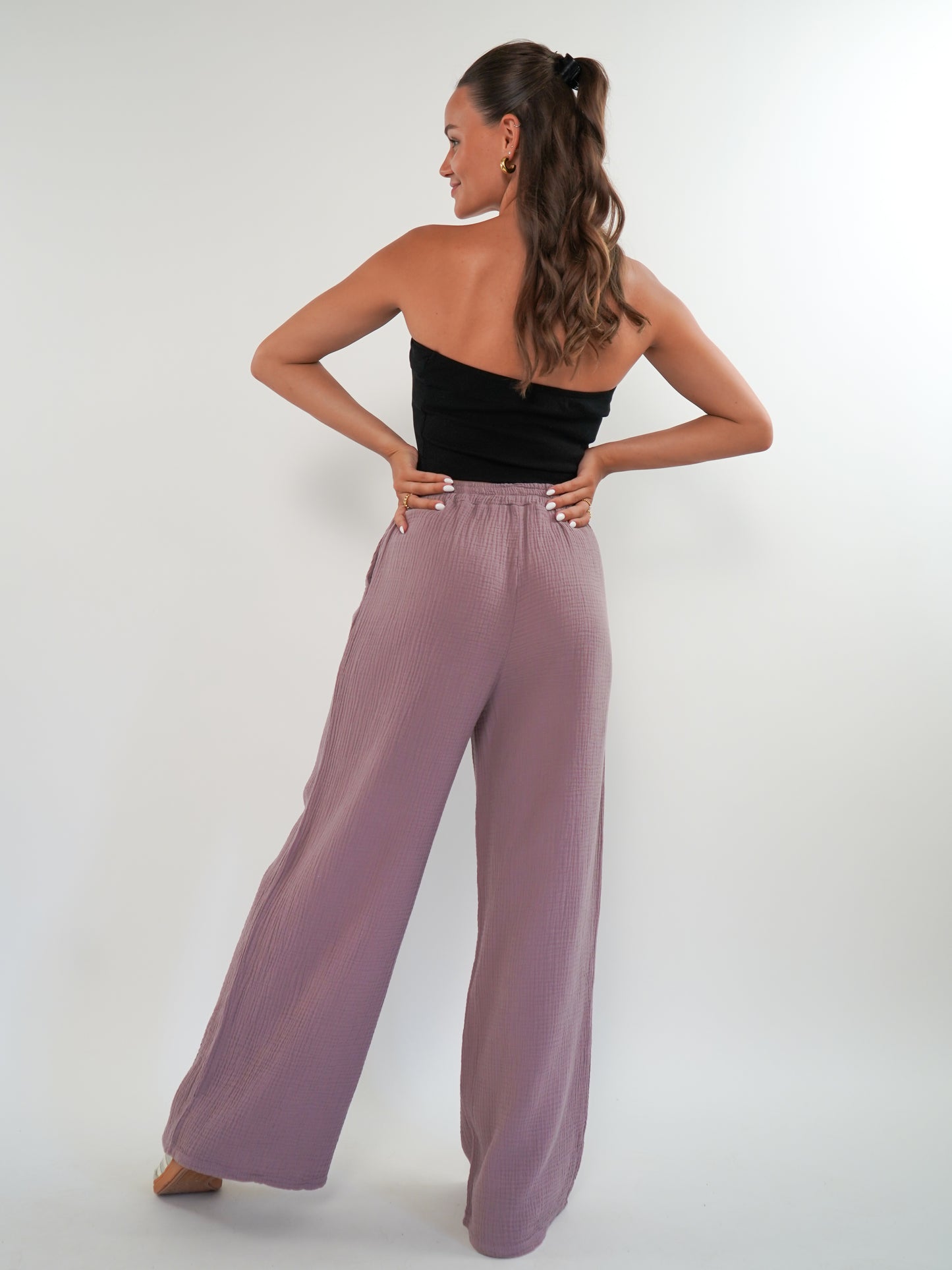 Musselinhose Medium - Mauve