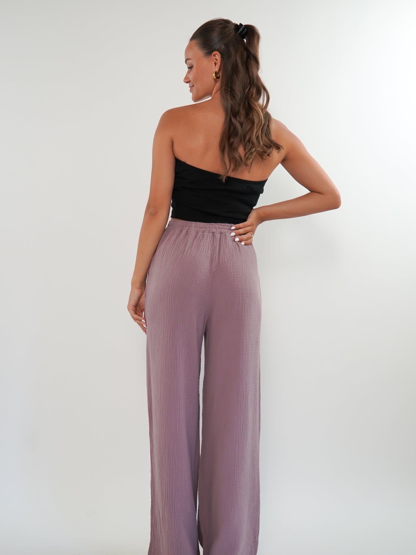 Musselinhose Medium - Mauve