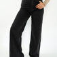 Wide Leg Jeans Alma - washed black