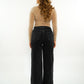 Wide Leg Jeans Alma - washed black