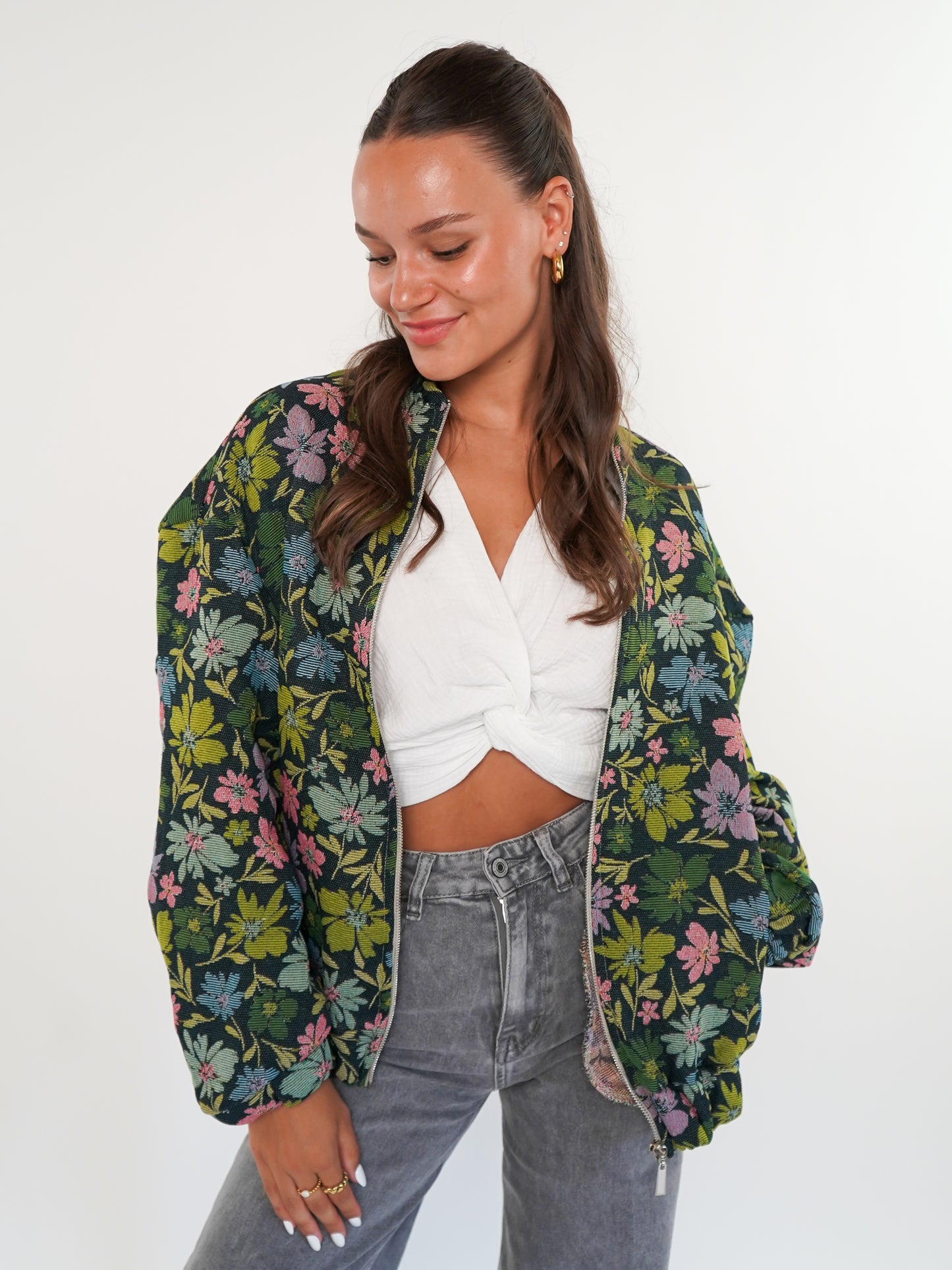 Bomberjacke Sunsetter - Floral