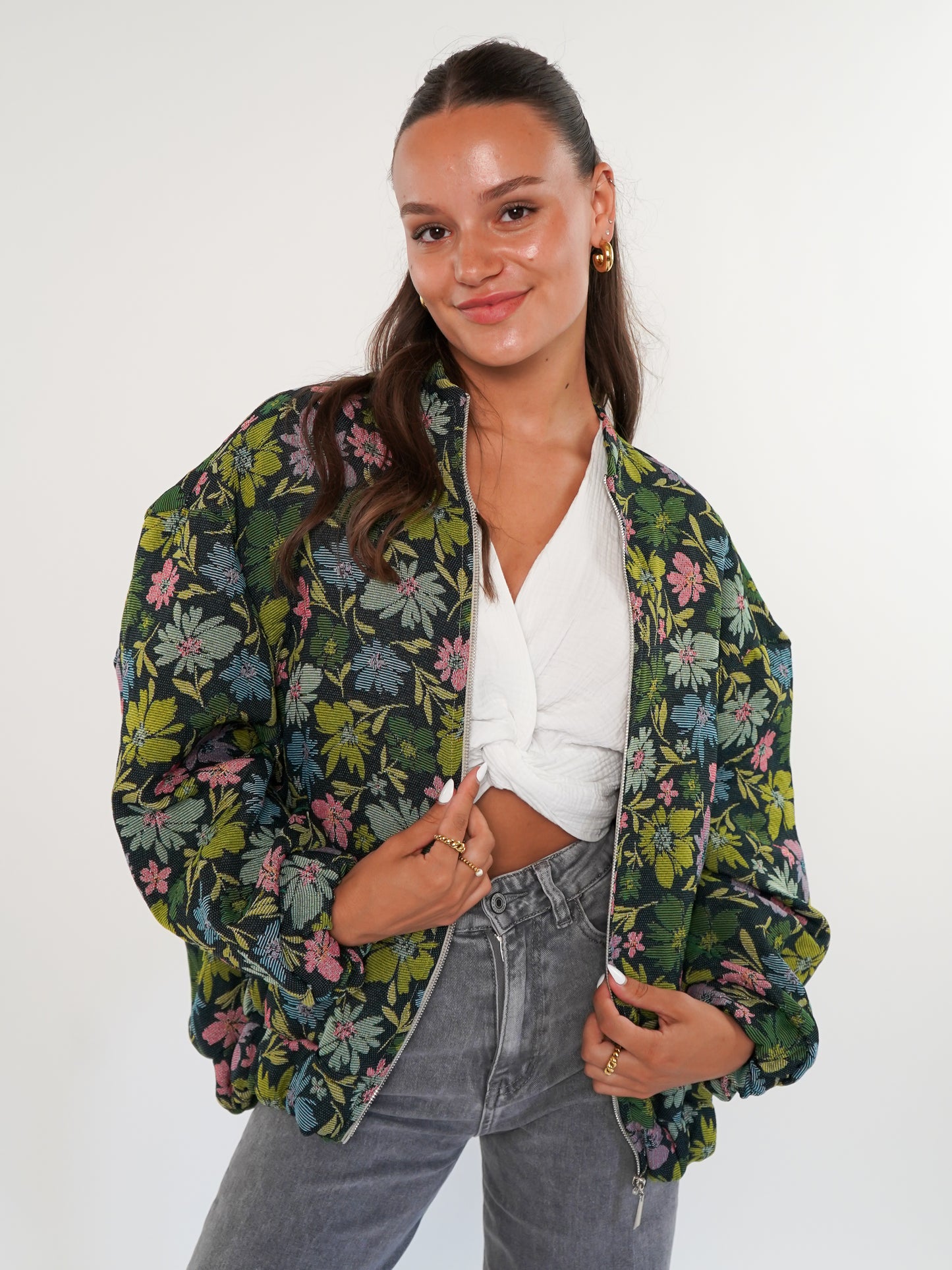 Bomberjacke Sunsetter - Floral