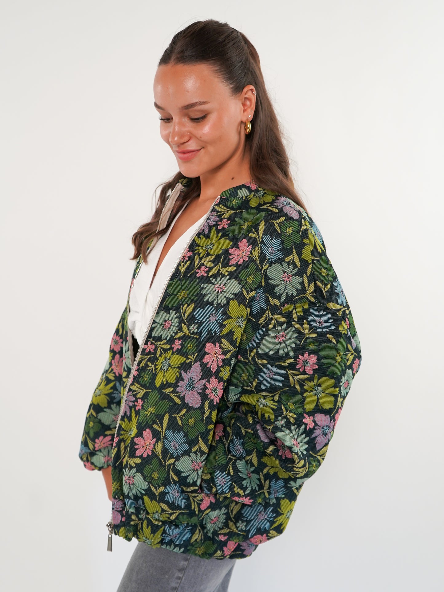 Bomberjacke Sunsetter - Floral