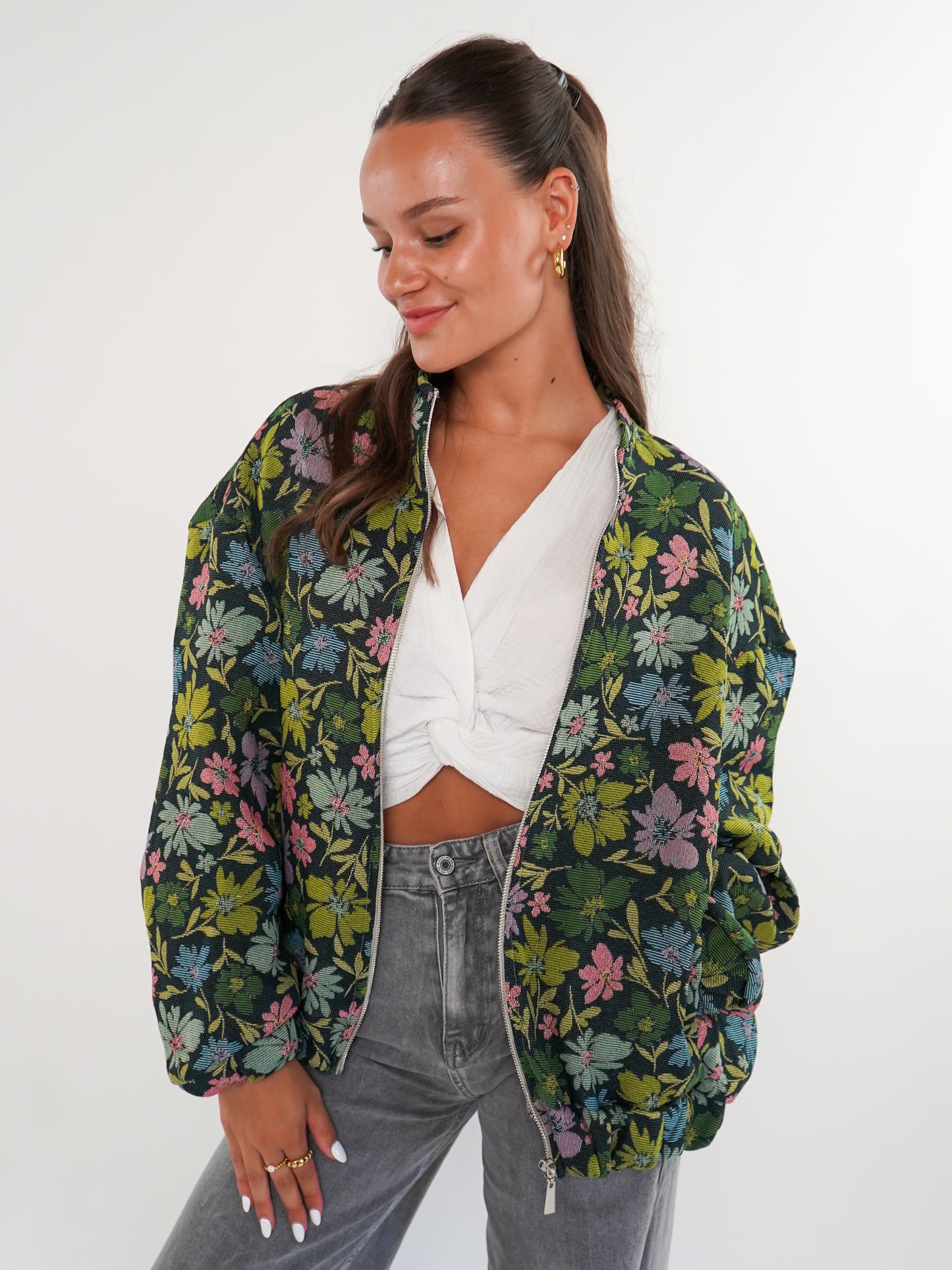 Bomberjacke Sunsetter - Floral