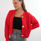 Strickjacke Elena - Rot