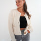 Strickjacke Elena - Creme