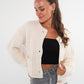 Strickjacke Elena - Creme