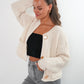 Strickjacke Elena - Creme