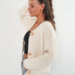 Strickjacke Elena - Creme