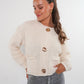 Strickjacke Elena - Creme