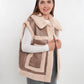 Scandi Leather Bonded Vest - Beige