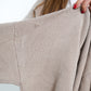 Cardigan in Wickeloptik - Beige