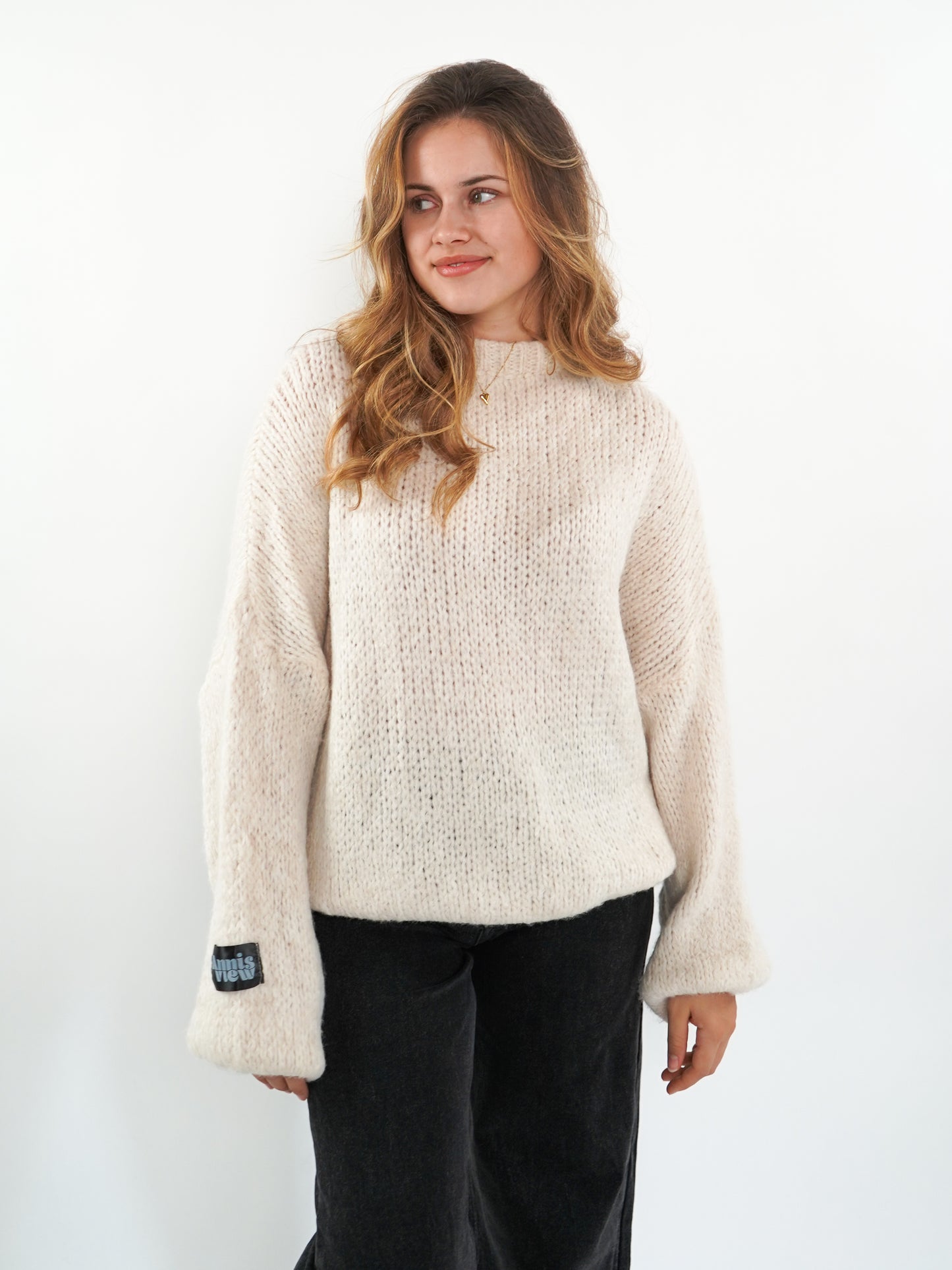 ZWEITELIEBE 893 Knit Sweater Big ANNISVIEW - Cremeweiß - vom Umtausch ausgeschlossen -