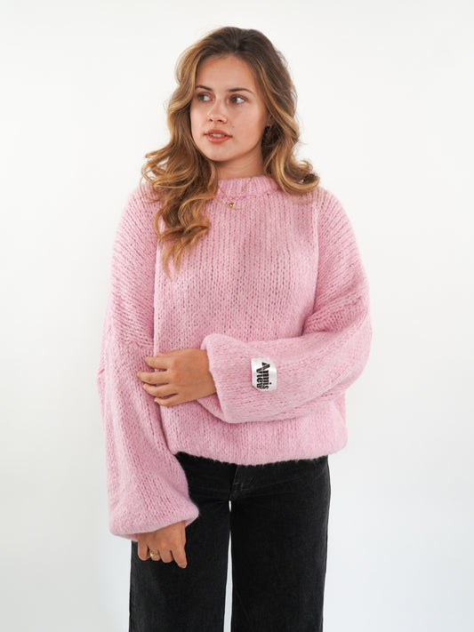 ZWEITELIEBE 841 Knit Sweater Big ANNISVIEW - Rosa - vom Umtausch ausgeschlossen -