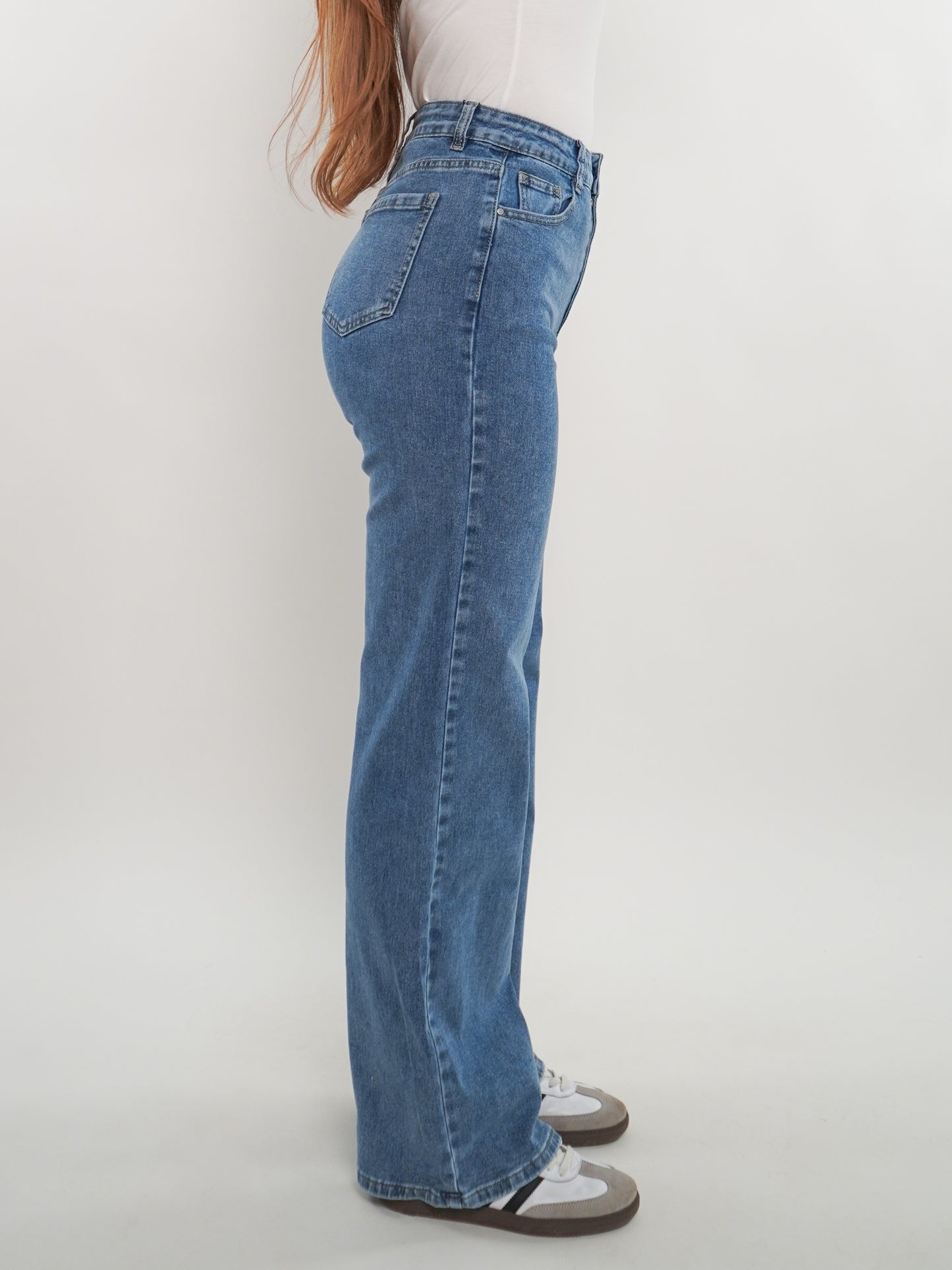 Wide Leg Jeans Emira - Denim Blue