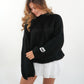 Knit Sweater Big ANNISVIEW - Schwarz