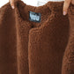 Oversize Teddy Weste ANNISVIEW - Braun