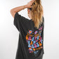 Be Kind To Your Mind Oversize T-Shirt - Washed Schwarz