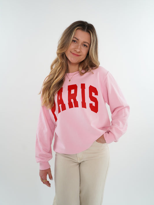 ZWEITELIEBE 727- PARIS Sweater - Rosa- Vom Umtausch ausgeschlossen