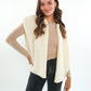 Oversize Teddy Weste ANNISVIEW - Hellbeige