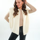 Oversize Teddy Weste ANNISVIEW - Hellbeige