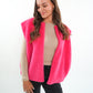 Oversize Teddy Weste ANNISVIEW - Rosa