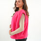 Oversize Teddy Weste ANNISVIEW - Rosa