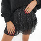 Shimmer Chic Skort - Schwarz