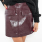 Return Of The Leather Skirt - Bordeaux