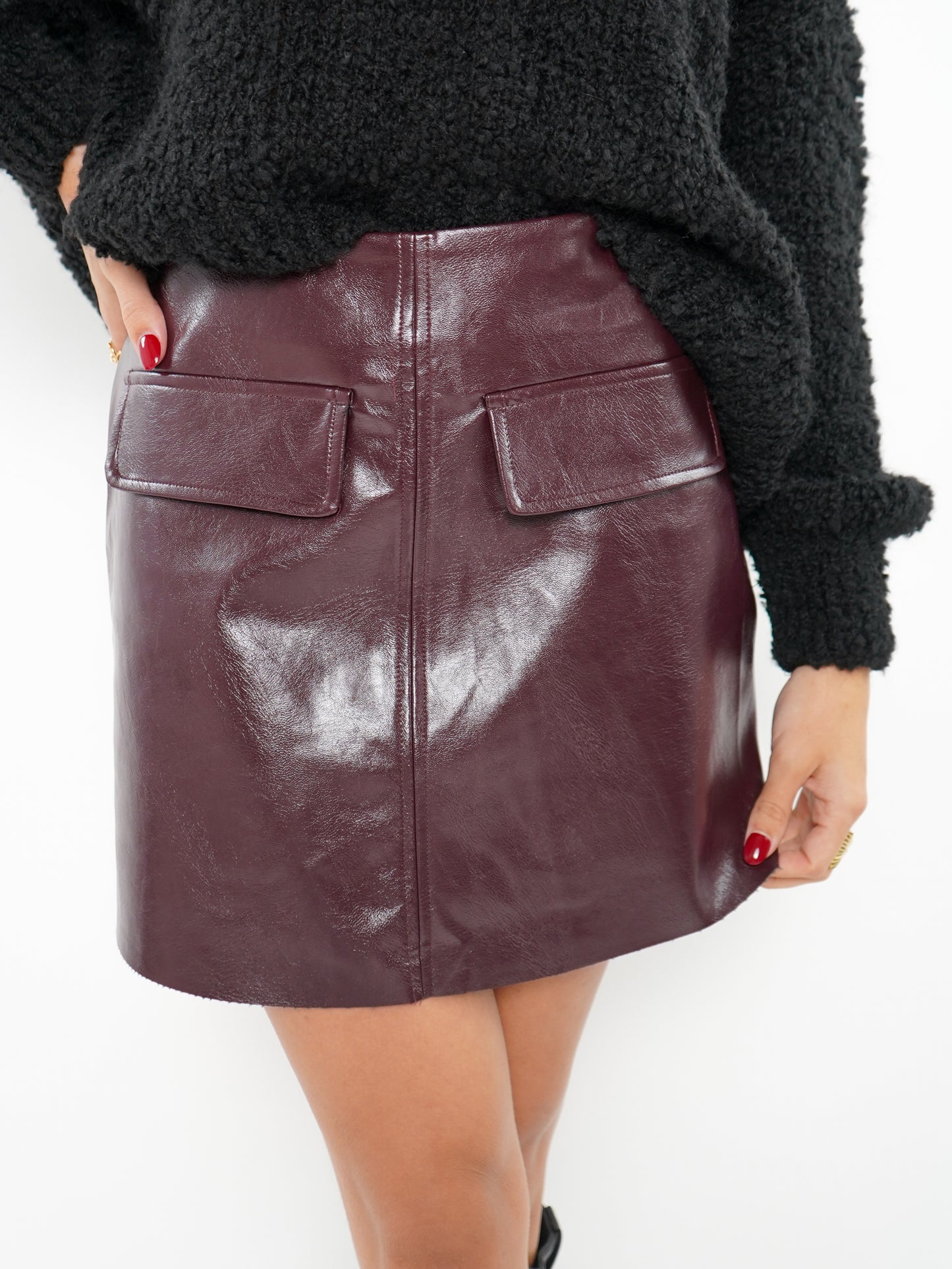 Return Of The Leather Skirt - Bordeaux