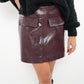 Return Of The Leather Skirt - Bordeaux