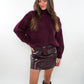 Forever Young Strickpullover  - Bordeaux