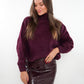 Forever Young Strickpullover  - Bordeaux