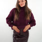 Forever Young Strickpullover  - Bordeaux