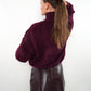 Forever Young Strickpullover  - Bordeaux