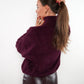 Forever Young Strickpullover  - Bordeaux