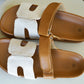 ZWEITELIEBE 397 Sommer Sandalen - Taupe mit Beige - vom Umtausch ausgeschlossen -