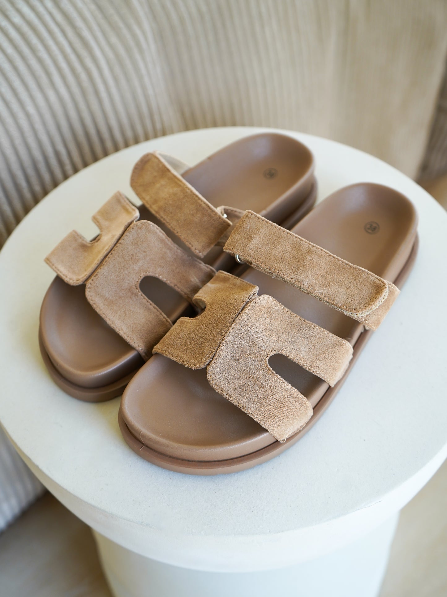 Sommer Sandalen - Hellbraun