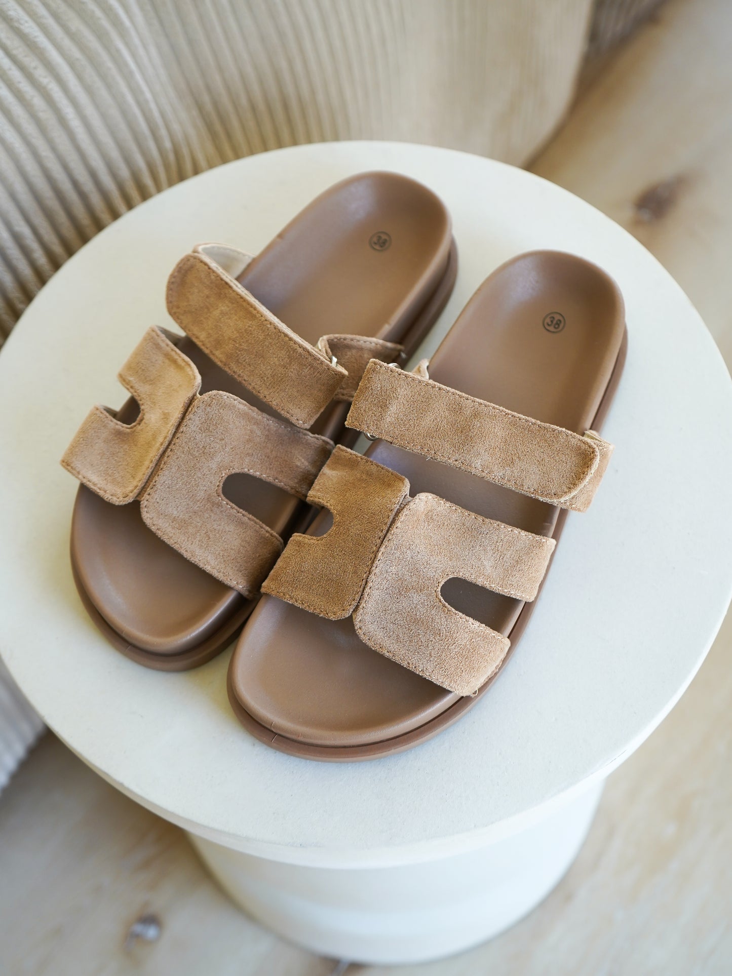 Sommer Sandalen - Hellbraun