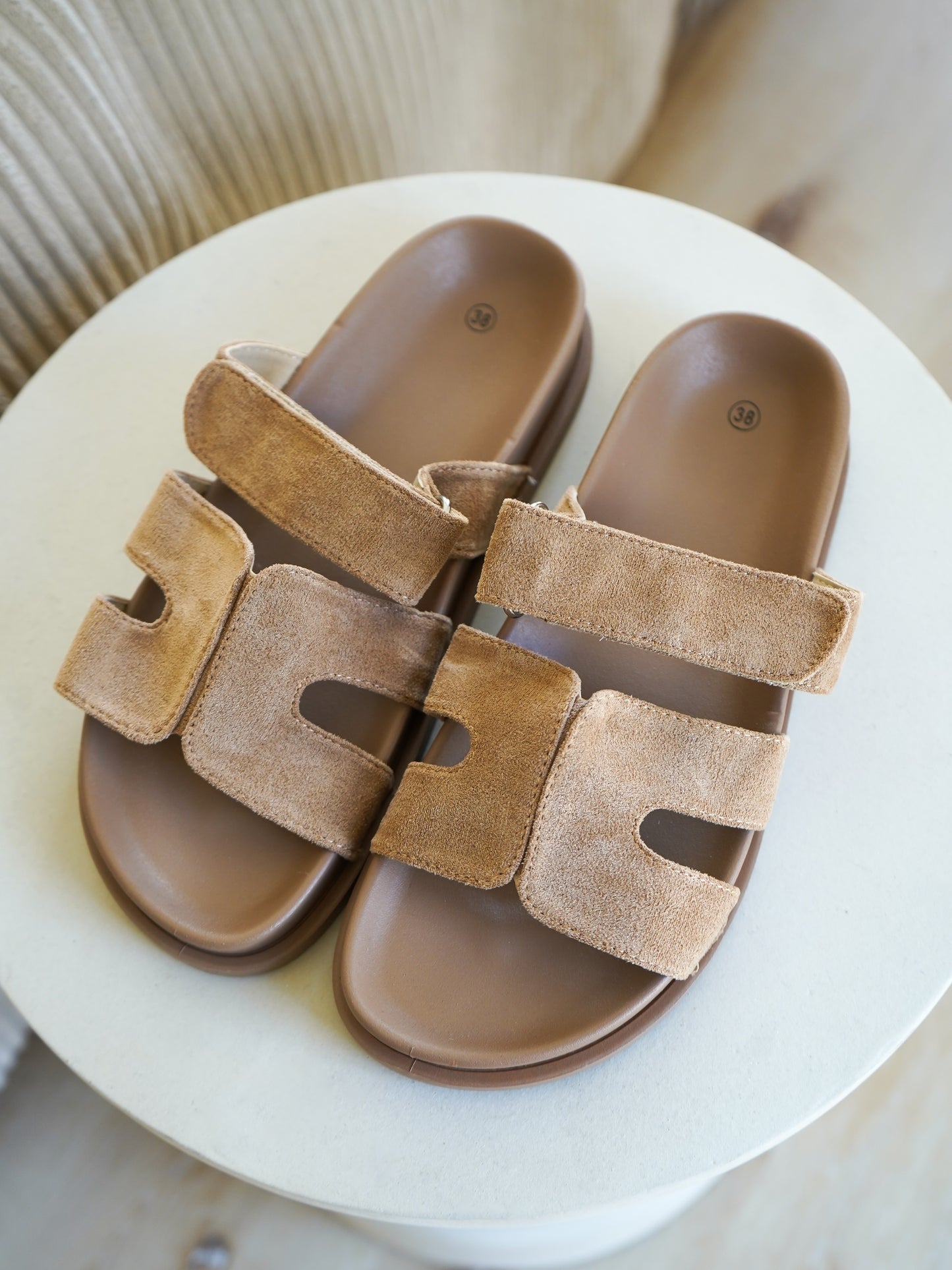 Sommer Sandalen - Hellbraun