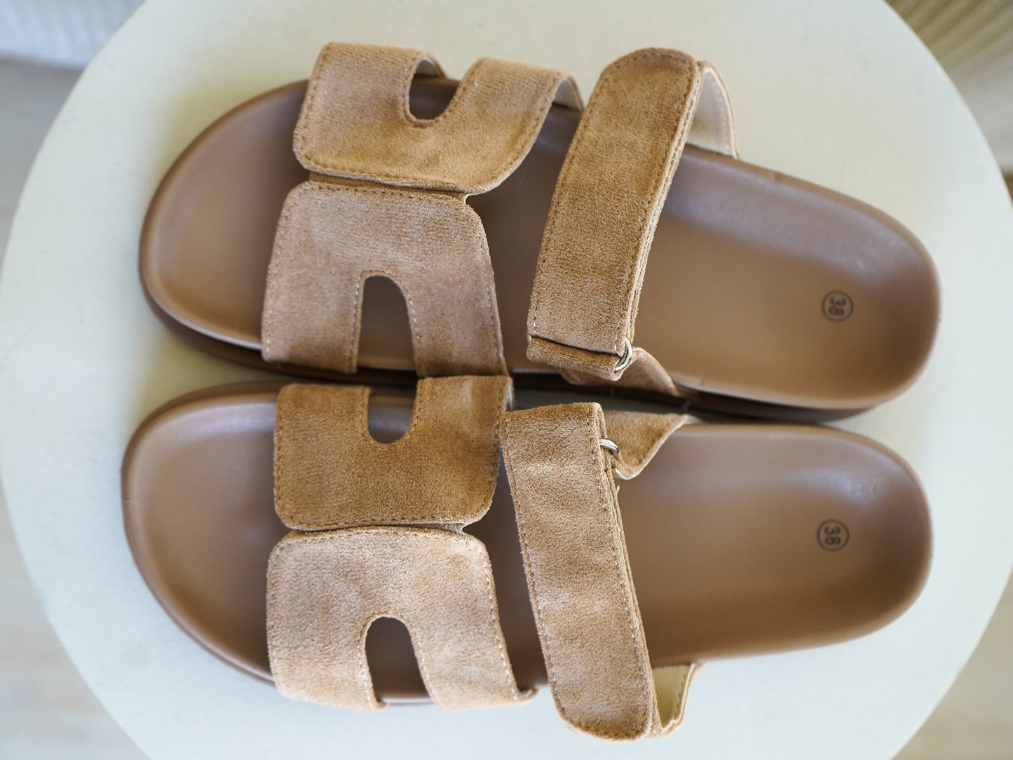 Sommer Sandalen - Hellbraun