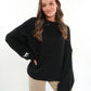 Knit Sweater Big ANNISVIEW - Schwarz