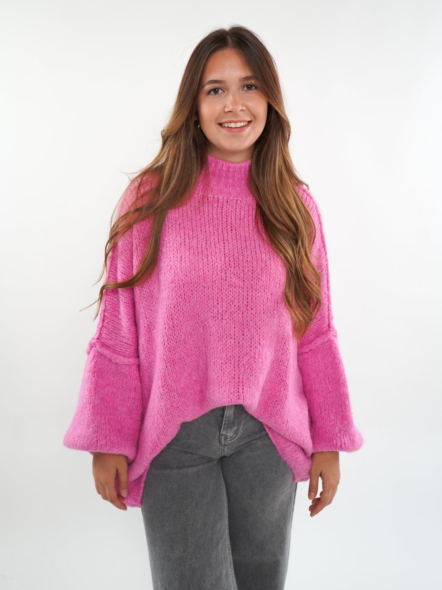 ZWEITELIEBE 872 Strickpullover Felina - Pink - vom Umtausch ausgeschlossen  -