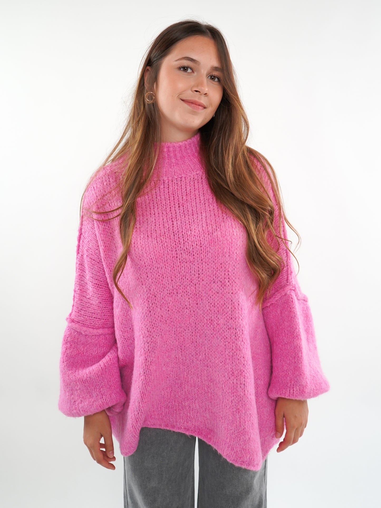 ZWEITELIEBE 872 Strickpullover Felina - Pink - vom Umtausch ausgeschlossen  -